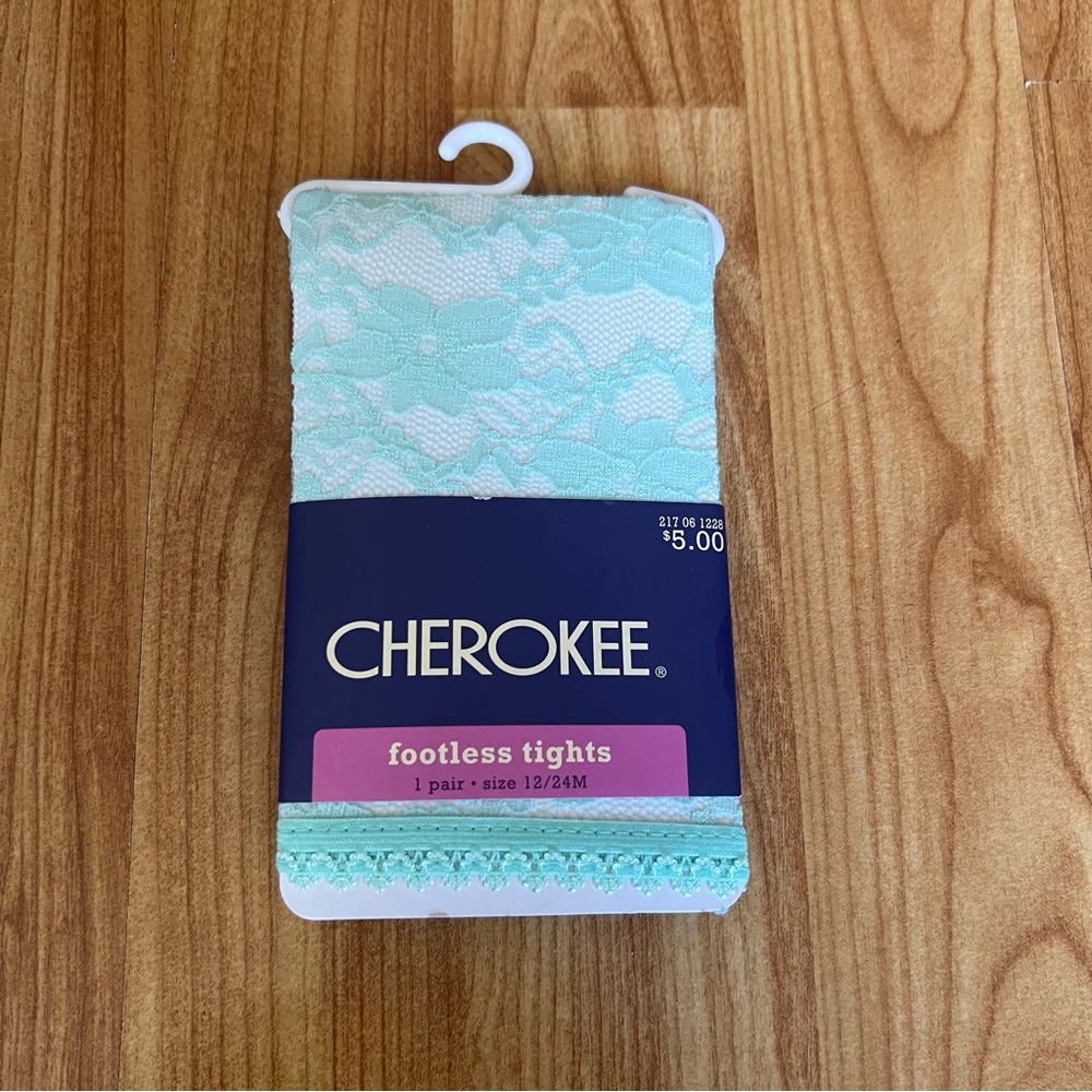 Cherokee little girl footless tights